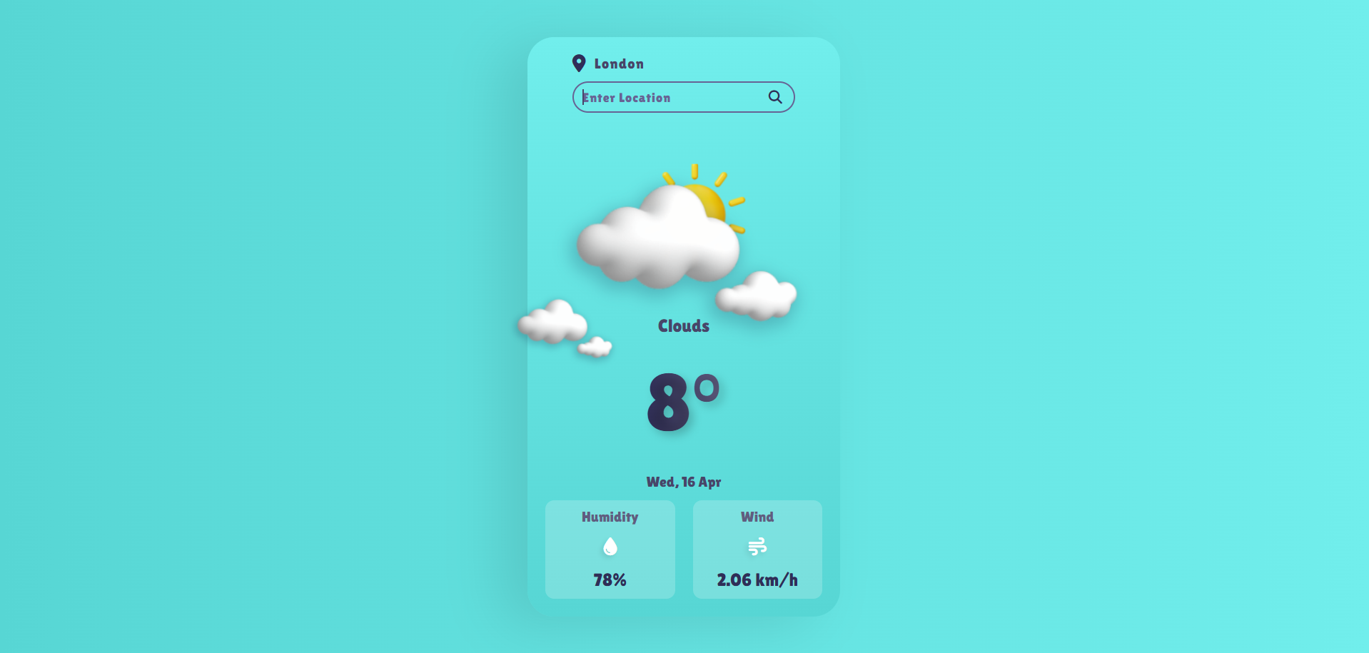 Weather App preview